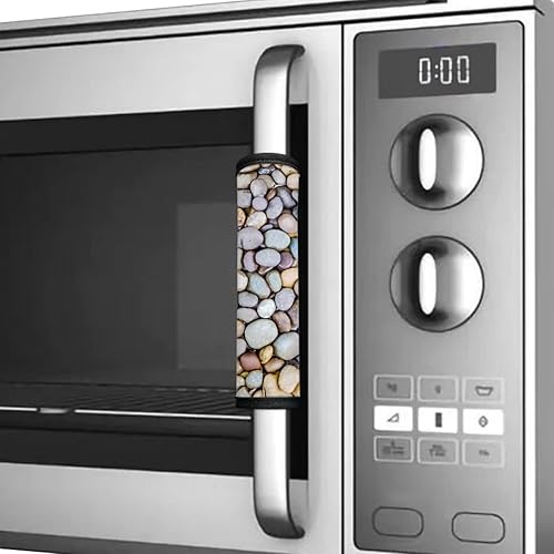 Miniatura 4 de Juego de 6 fundas antideslizantes para manijas de puerta de refrigerador, horno, lavavajillas, mantienen el aparato de cocina limpio de manchas,