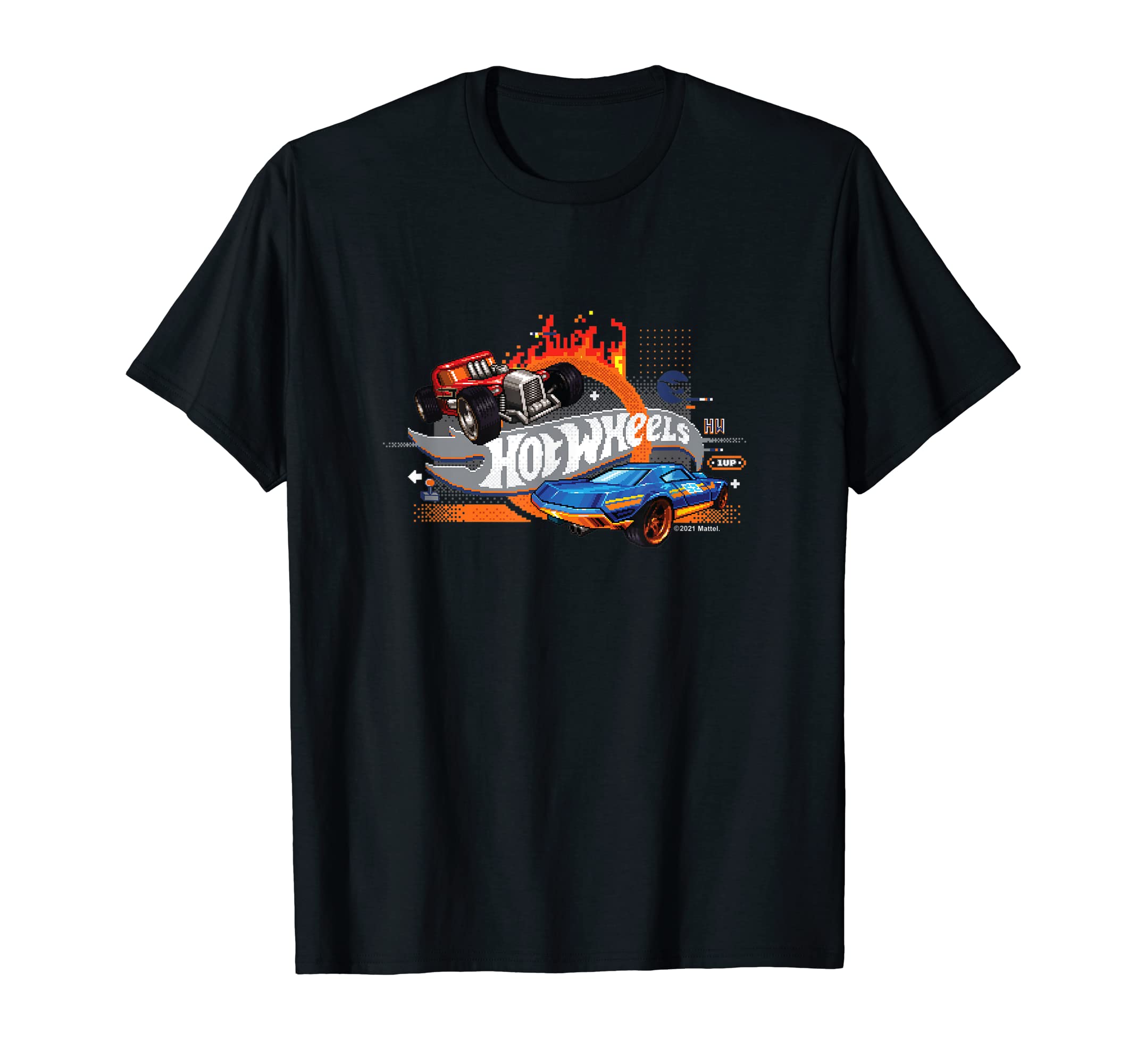 Hot Wheels8 Bit Game Cars T-Shirt