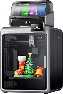 Creality K2 Pro Combo 3D Drucker mit CFS Filament System, Mehrfarbendruck, Automatische Nivellierung, Großes Bauvolumen 300 × 300 × 300 mm, Aktiv beheizte Kammer, 600 mm/s