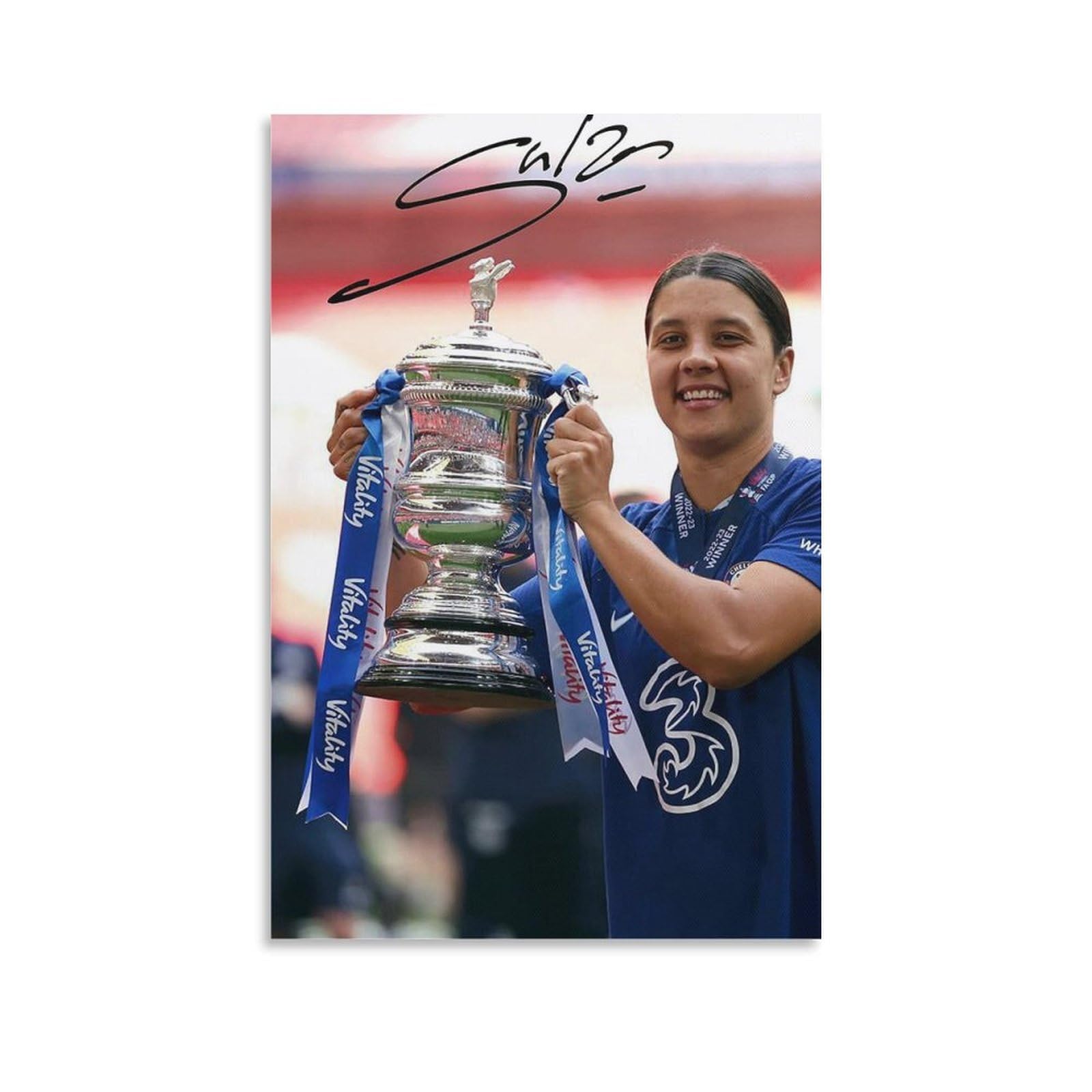 ASUIU Sam Kerr Canvas Poster Wall Art Picture Painting Poster Canvas Print Posters Artworks Room Decor 24x36inch(60x90cm)