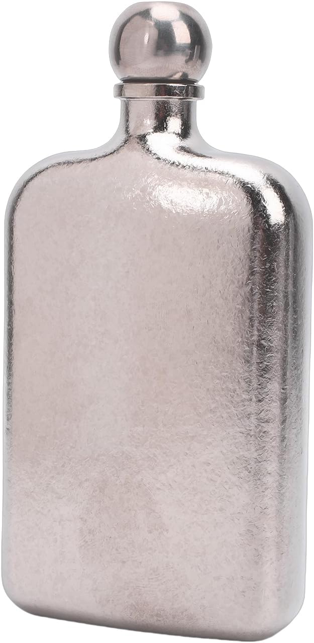 Pure Taste Preservation Wine Bottle Ultralight Portable Flask for Outdoor Travel Camping, Small Wine Jug for Hiking Fishing, Metal Flask Travel, Small Bottle (Quadrate 2.3in)