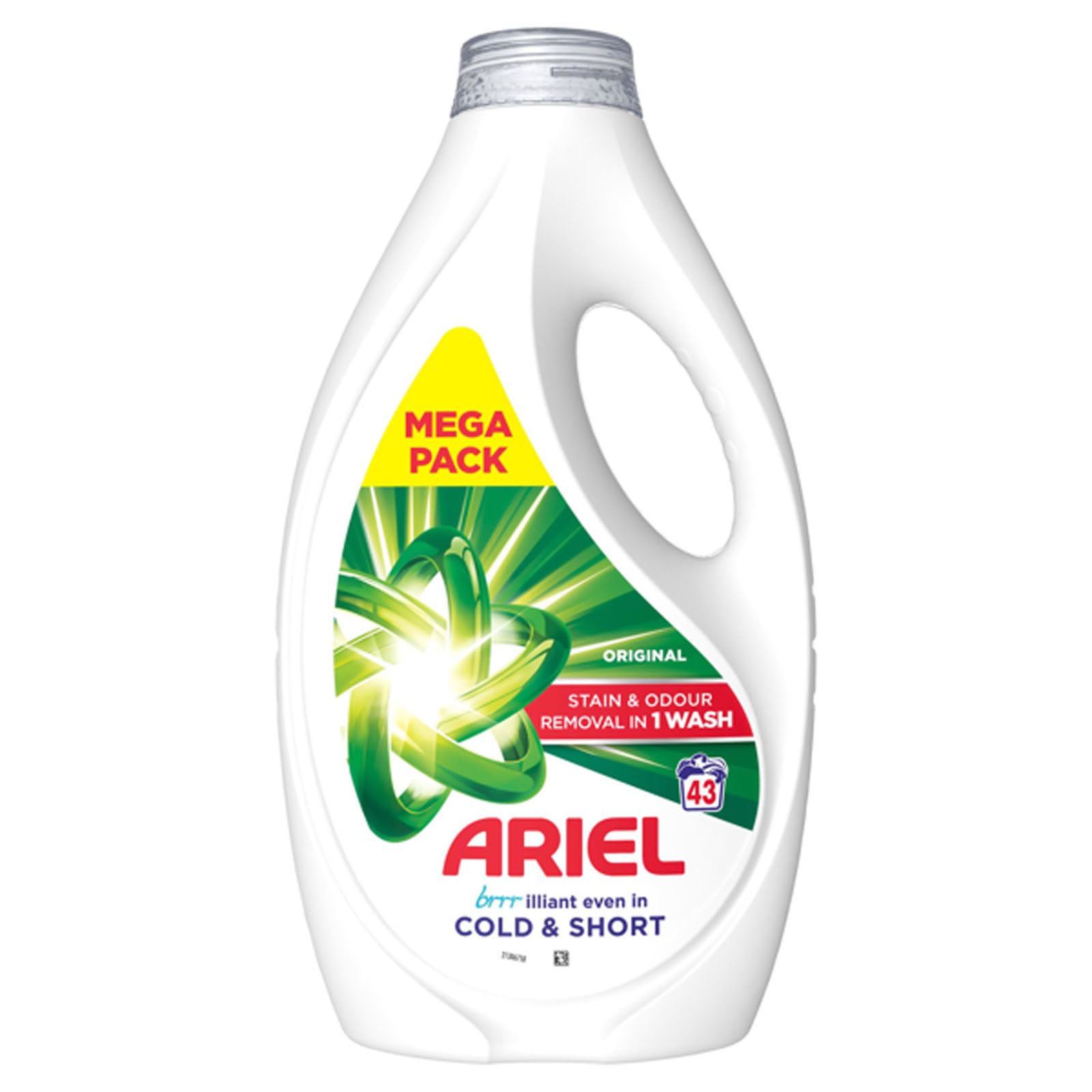 Ariel Brilliant Original Liquid Laundry Detergent White 42