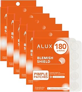 ALUX Parches de espinillas para la cara, 180 ...