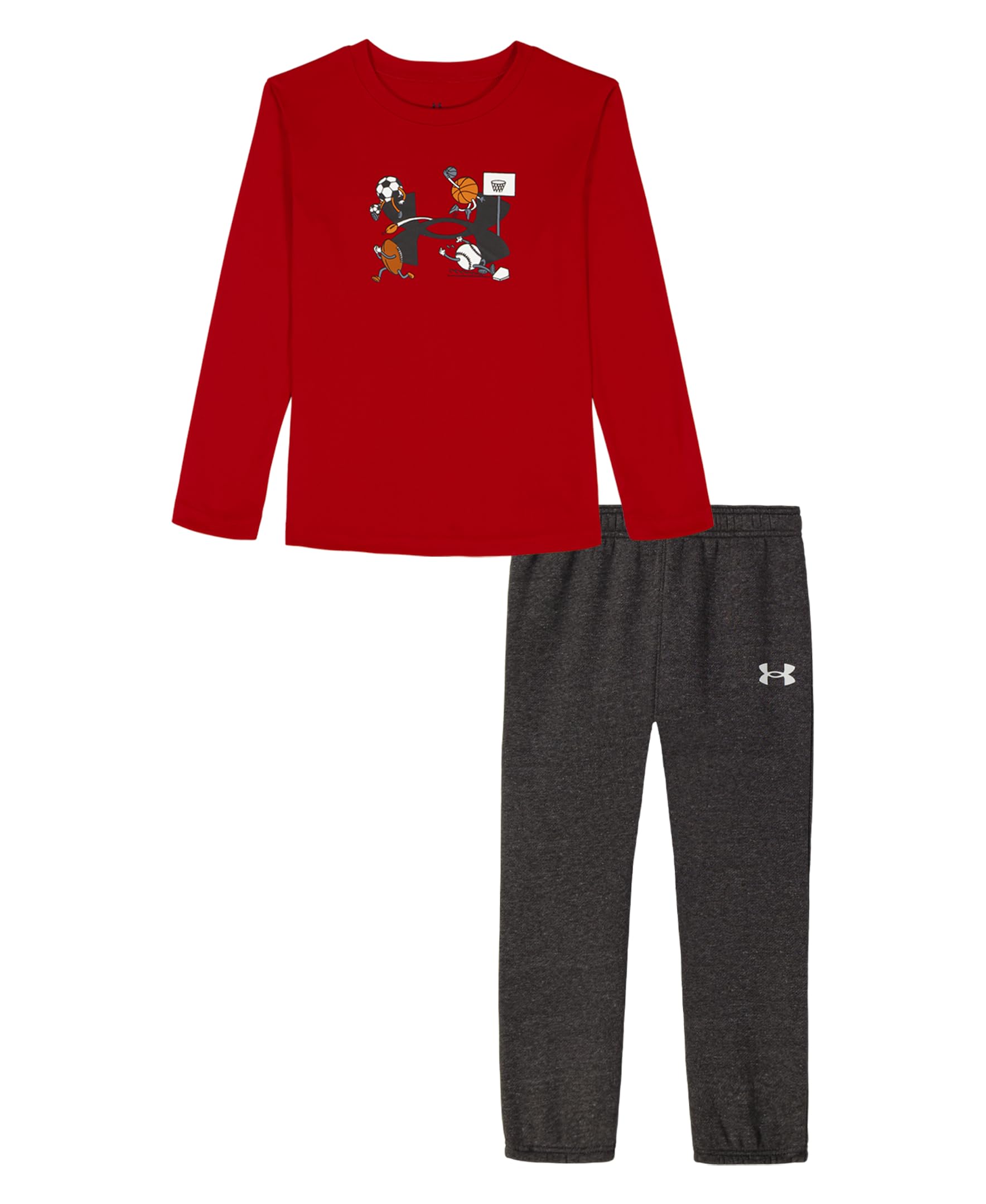 Under Armour Boys' 2-piece Long Sleeve Graphic T-Shirt and Joggers Set