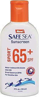 Safe Sea SPF 65+ Sport Sunscreen Lotion 4oz, ...