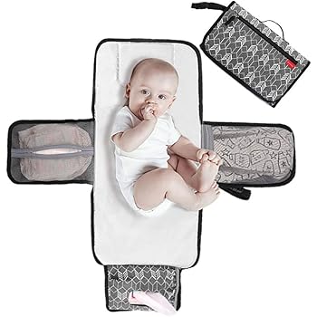crystal baby smile portable changing pad