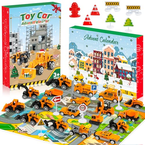Calen ier de l'Avent 2022 Voiture, Jouet Enfant 2 3 4 5 6 Ans Voiture