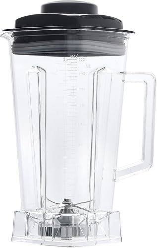 Reemplazo de recipiente de licuadora de 64 onzas para accesorios de repuesto para jarra de licuadora Vitamix 5200