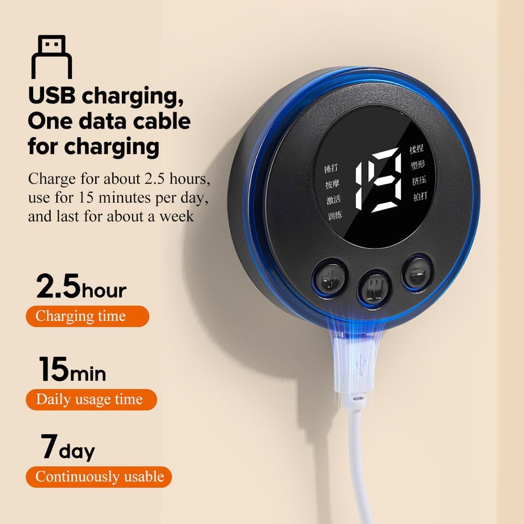 Goergeta body machine for pain relief 8 mode & 19 strength level ems butterfly for shoulder legs massage neck mini back (Multicolour) Goergeta body machine for pain relief 8 mode & 19 strength level ems butterfly for shoulder legs massage neck mini back (Multicolour)