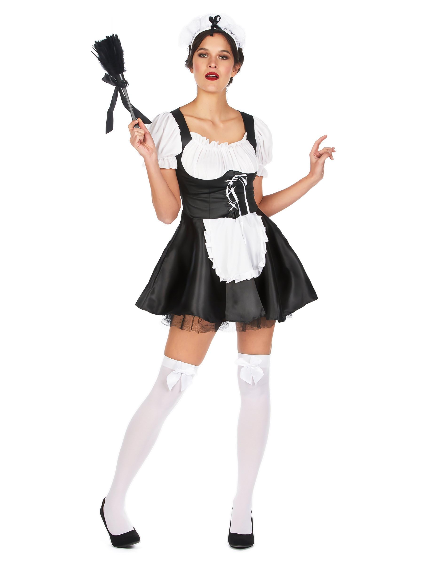 DEGUISE TOI Costume da cameriera per donna - Multicolore - M/L