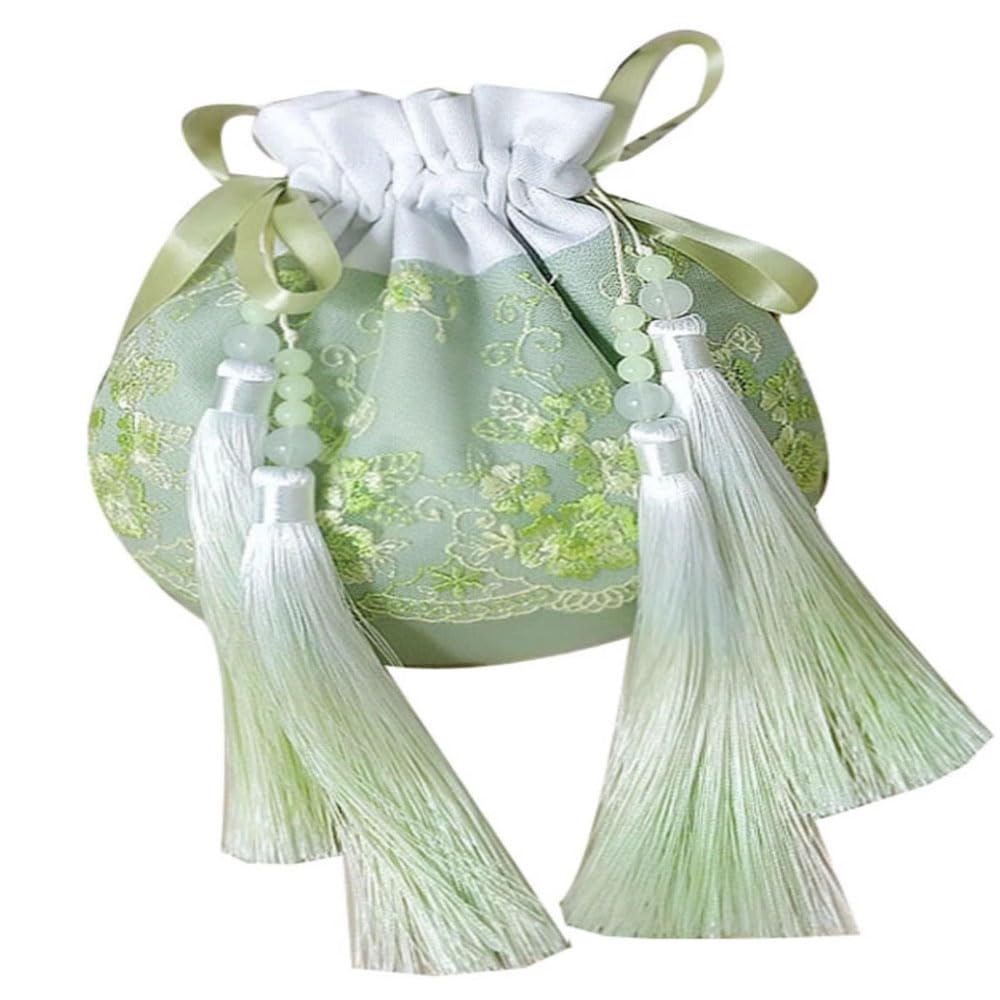 Sac Hanfu diagonal vert fini les accessoires modernes