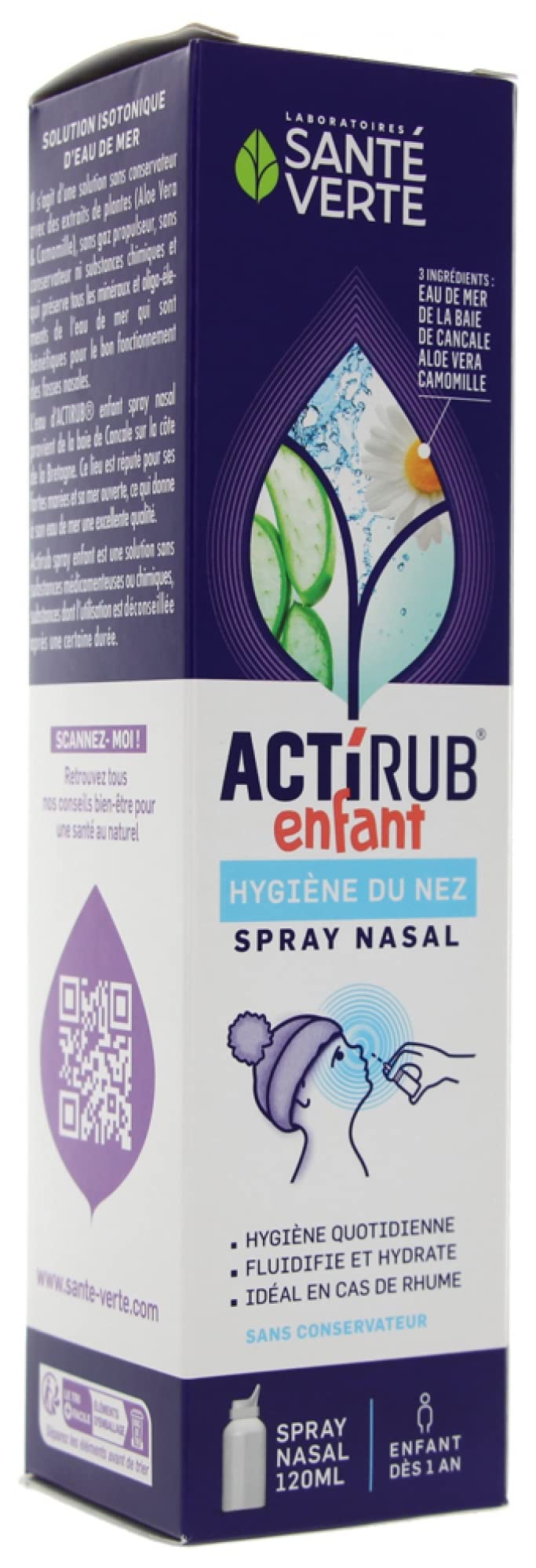 Santé Verte Actirub Enfant Spray Nasal 120 ml