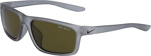Nike CW4655-012 Chronicle E - Gafas de sol color gris lobo mate, color de marco, lente tinte terreno