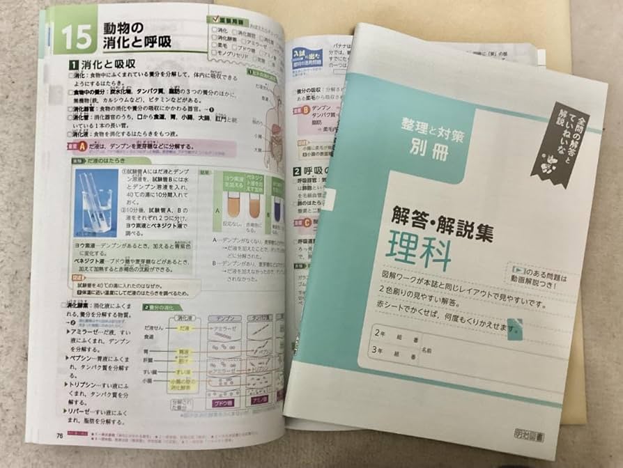 高校受験向け問題集　整理と対策　新研究 新研究」と「整理と対策」の受験勉強スケジュール | 家庭教師の