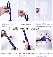 Vista 7 de 360 repuestos de plumero a granel cabezal de repuesto desechable para limpiar el hogar, 30