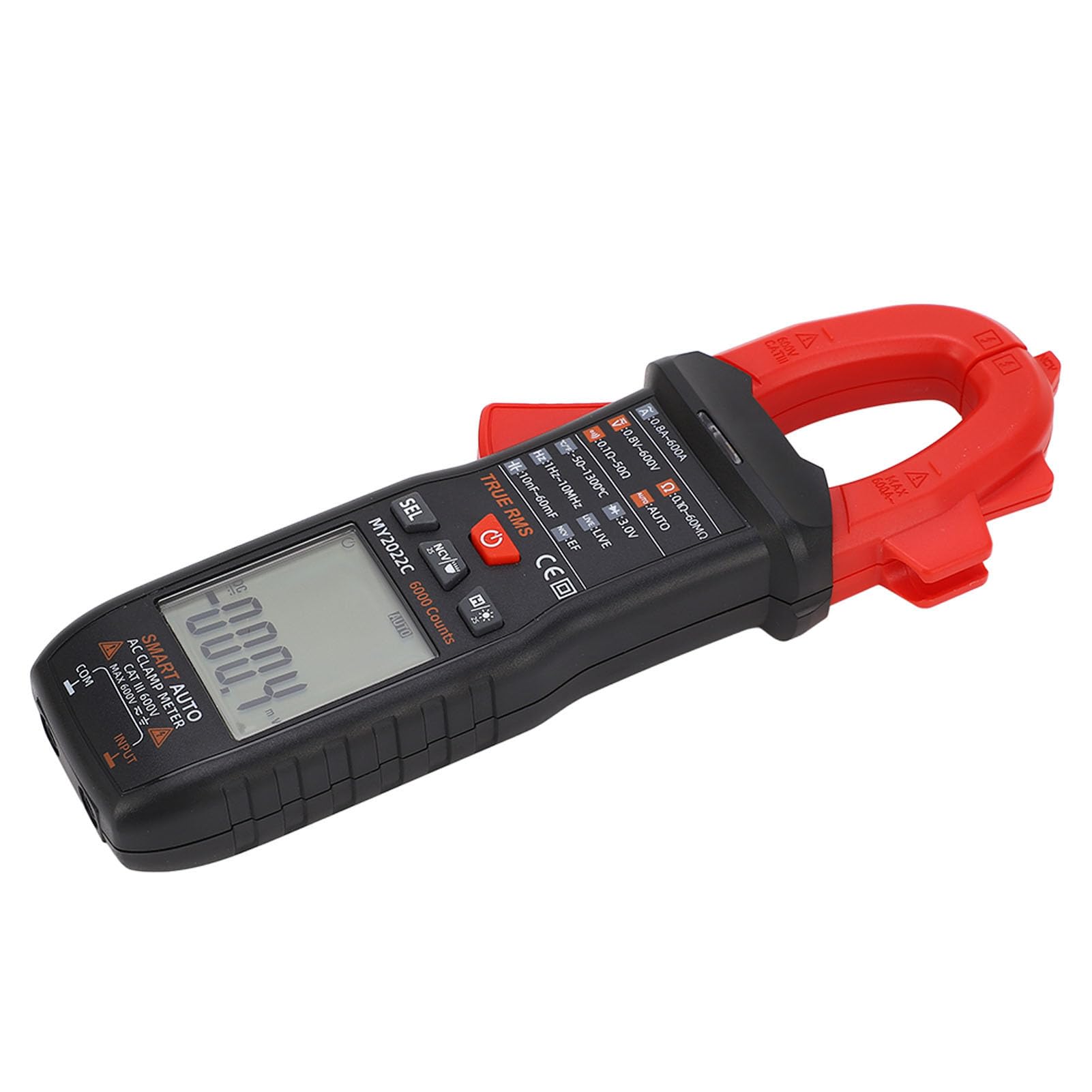 MAYILON Digital Clamp Meter Smart AC Multimeter Amp Ohm Volt Tester Backlight Electrican Tool