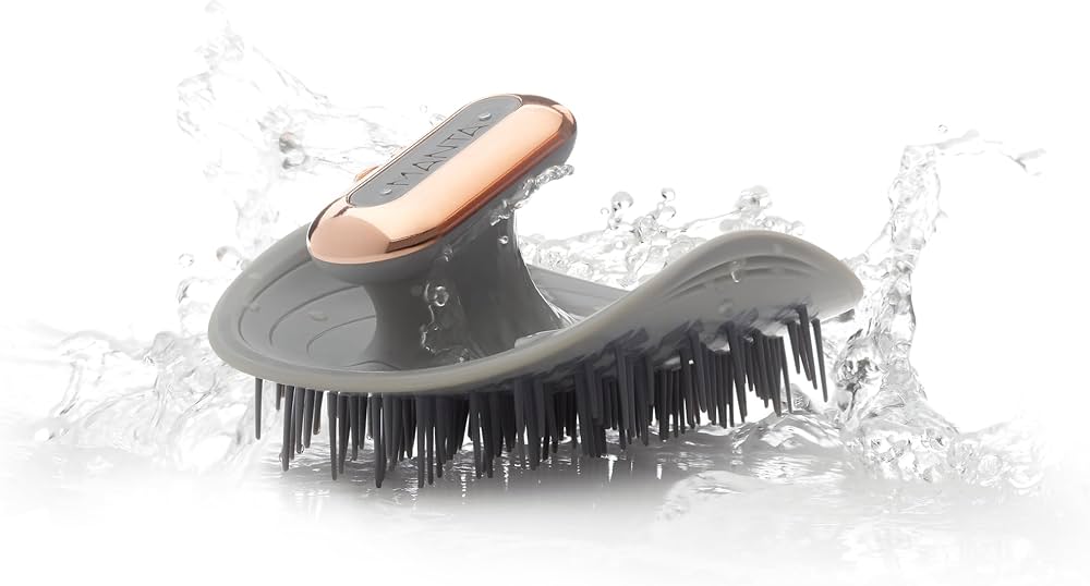 MANTA pulse スカルプブラシ 3IN1 Amazon.com: MANTA Pulse Electric Scalp Massage Brush – Wet