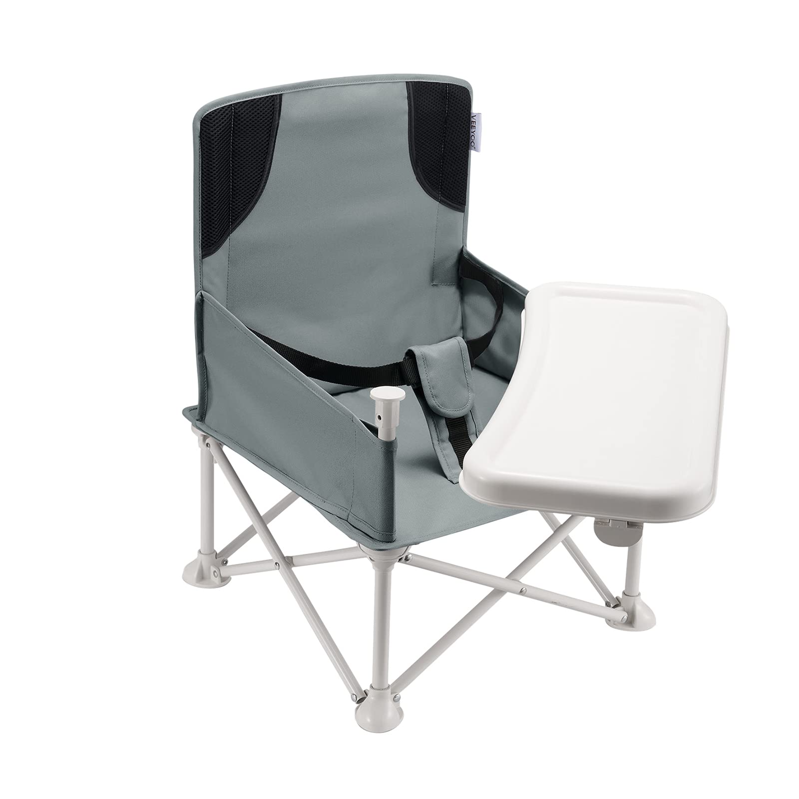 Buy VEEYOO Travel Booster Seat with Removable Tray Compact Folding Portable High Chair for