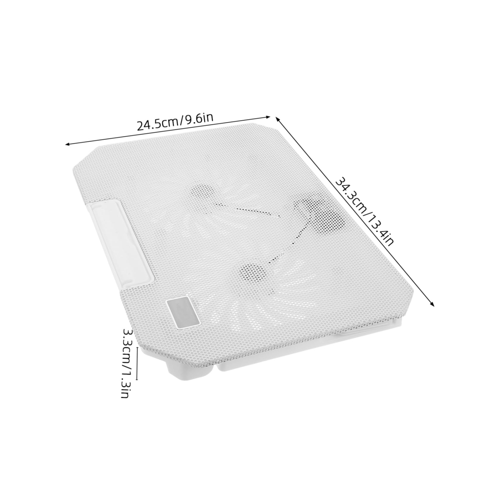 HOMSFOU Pad Raffreddamento Regolabile per Laptop con Ventole Silenziose e Porte USB Ergonomico per Notebook Gaming Design Portatile e per Lavoro e