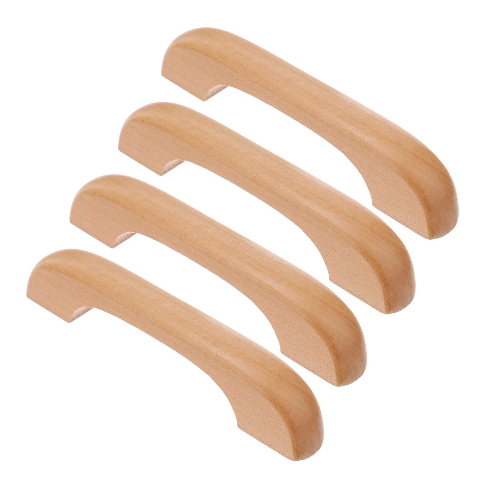 Tiradores de madera sintética fáciles de usar para solucionar pomos incómodos en muebles
