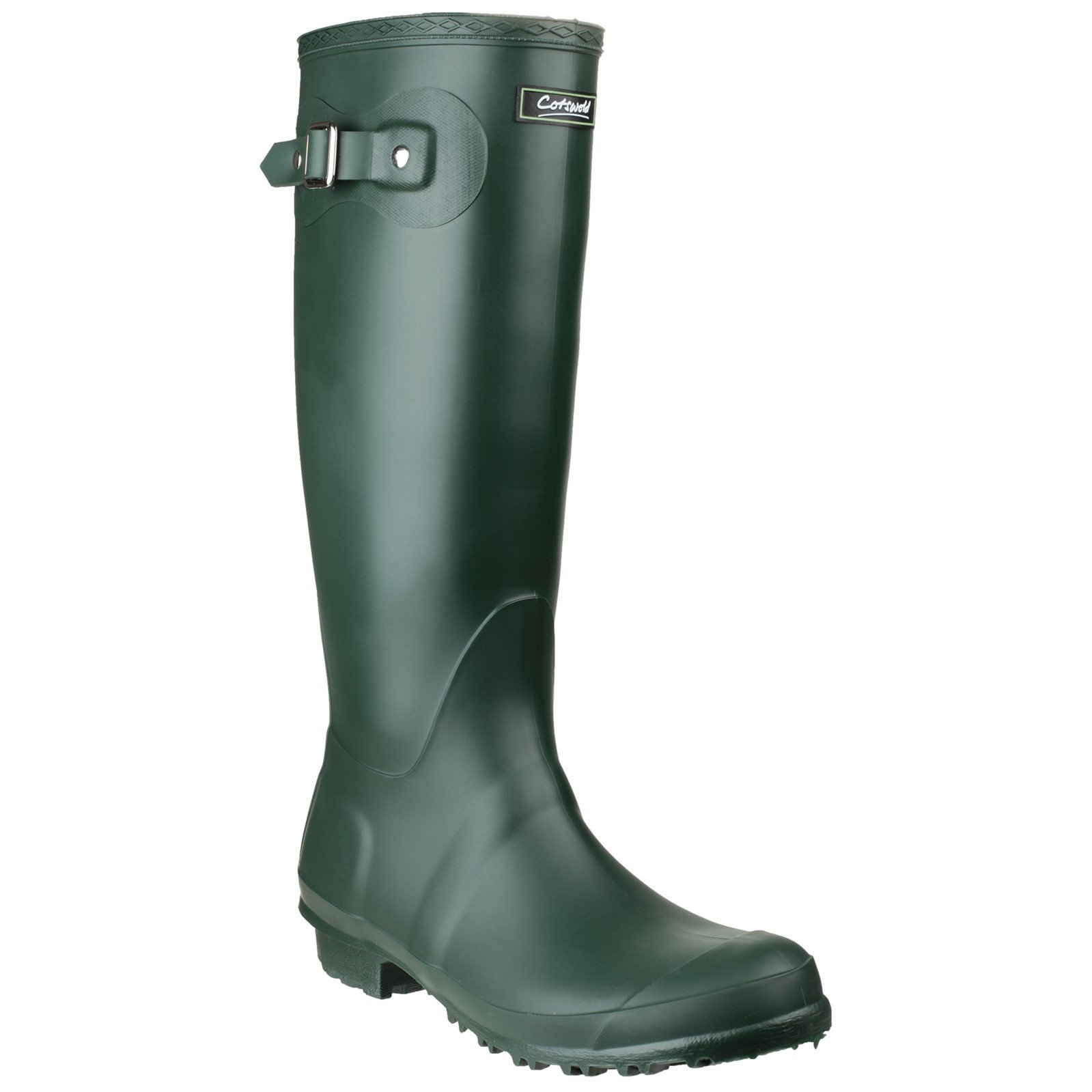 Cotswold Donna Sandringham Stivali Stivaletti da Pioggia in Gomma Impermeabili Verde 43
