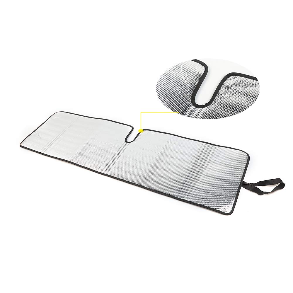 Parabrezza parasole auto parasole scudo termico JK su misura parasole parasole per Jeep Wrangler Rubicon Sahara TJ JK JKU 2/4 porte 1997-2017