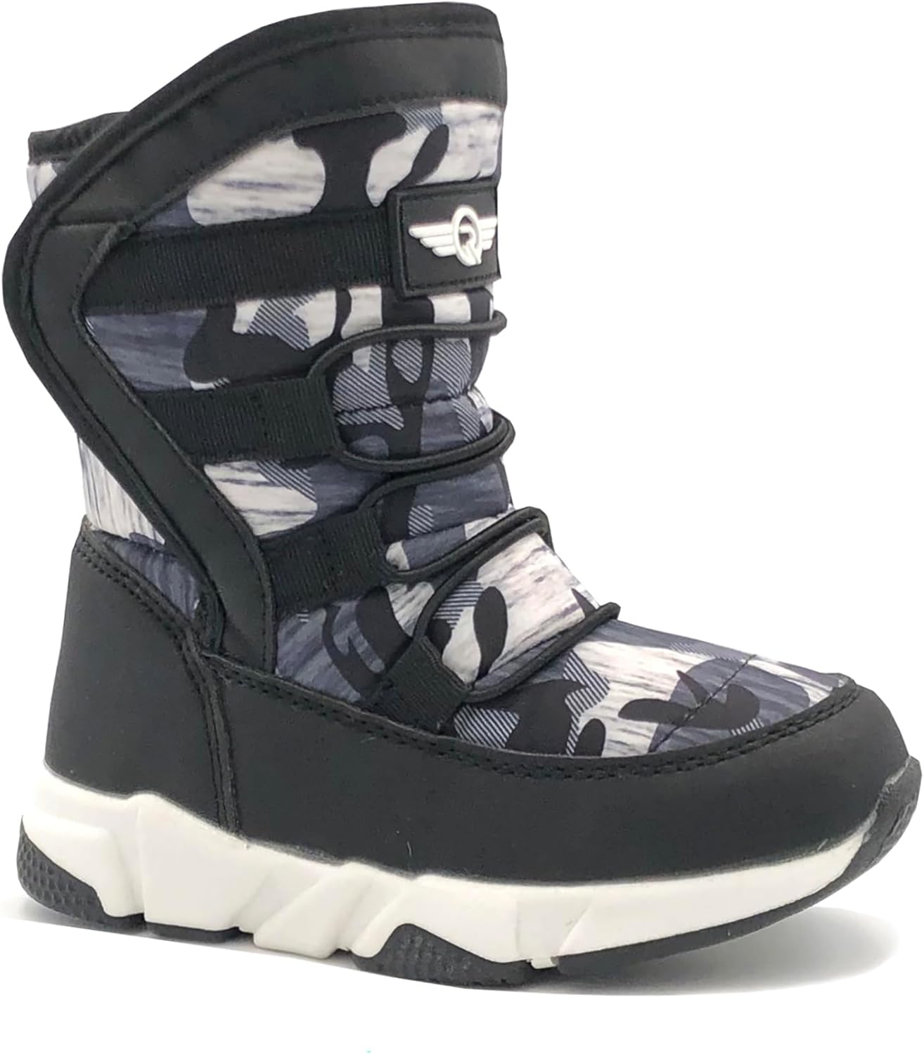 REDVOLUTION Girls Boys Unisex Snow Boots Slip-Resistant Waterpoof Winter Fashion Shoe (Toddler/Little Kid/Big Kid)