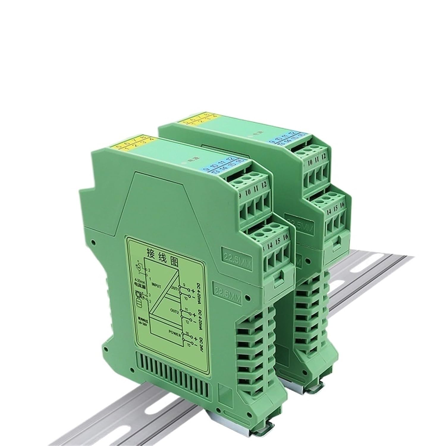 Taihua Signal Isolator one-in-Two-Out Distribution Conversion Distribution Transmitter Active 4-20mA 0-10V Output(One in Three Out)