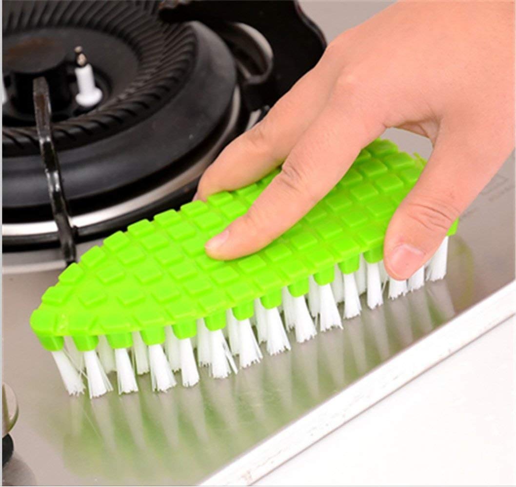 1 Piece Multipurpose Durable Flexible Cleaning Brush for Home, Kitchen, Bathroom, Wash Basin, Cloth, Floor Washing Brush Scrubber (Multicolor) 1