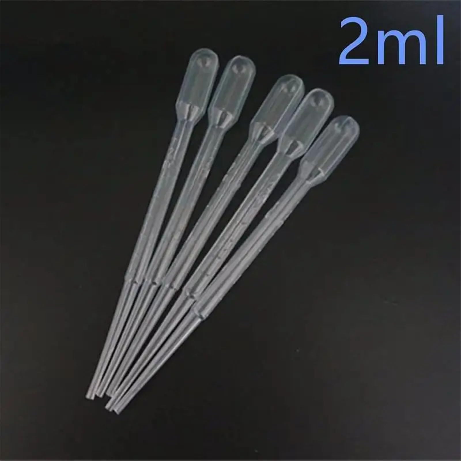 Strumenti da Laboratorio da 3 ml 100/200/500/1000 Pezzi, pipetta Pasteur Graduata in plastica, Strumenti for Il Trucco in polietilene(3ml 100pcs)