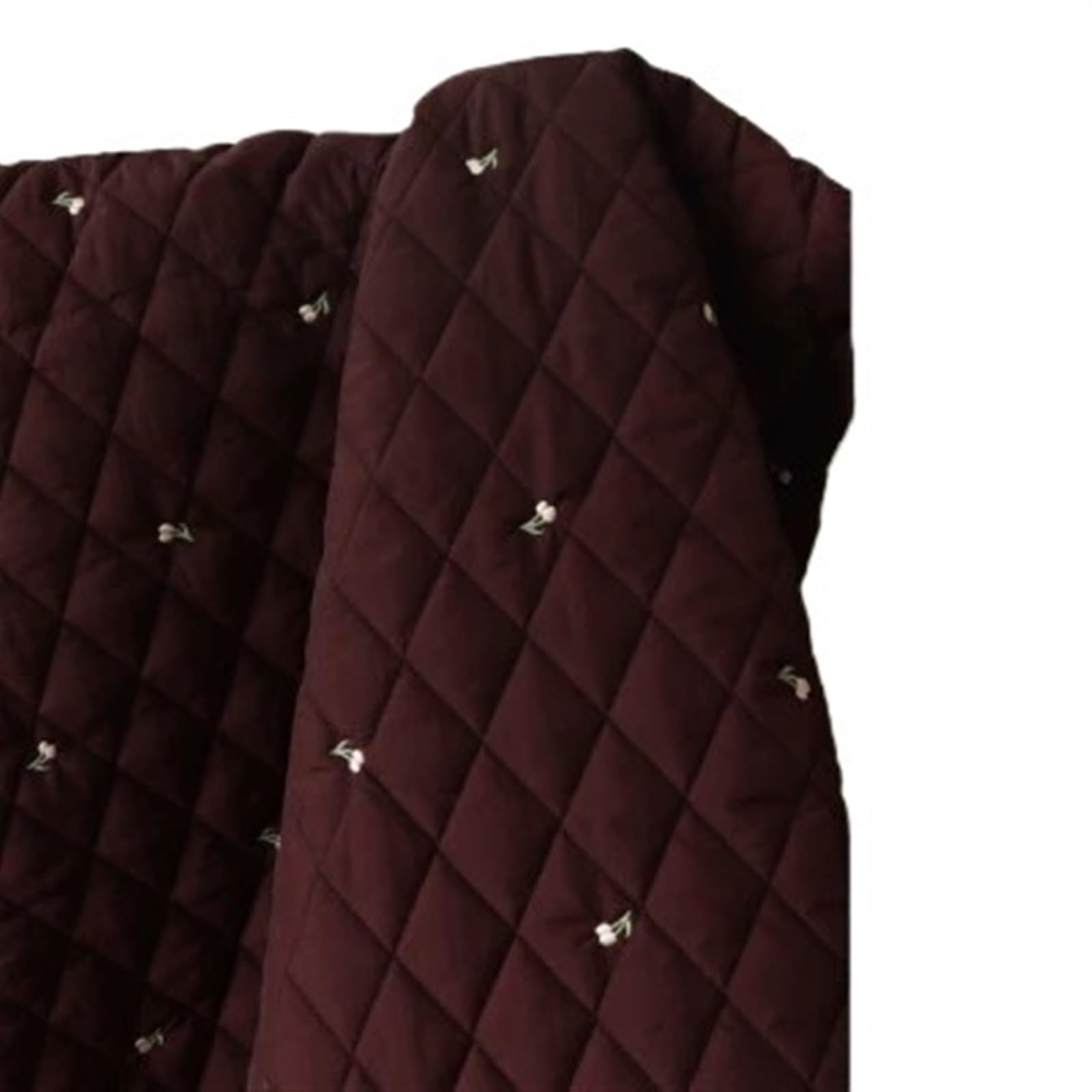Tejido acolchado de polialgodón, Tela Acolchada de Algodón Multicolor 50-200x135 cm for Forro Chaqueta(Color-06,100x135cm)