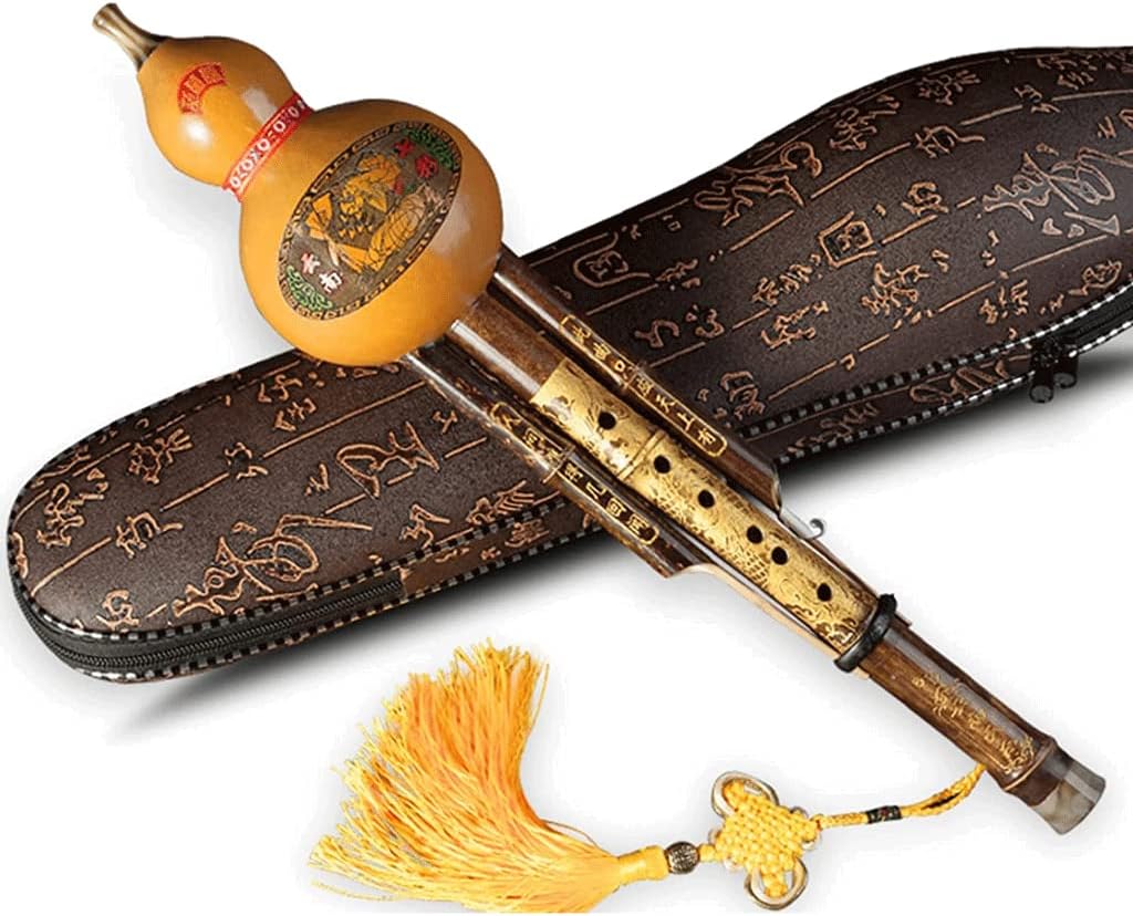 China Flutes Ethnic Instrument Handmade Hulusi Bkey Dual