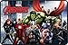 Produktbild Star Marvel Avengers Fußmatte, Bedruckt, Größe 50 x 80 cm