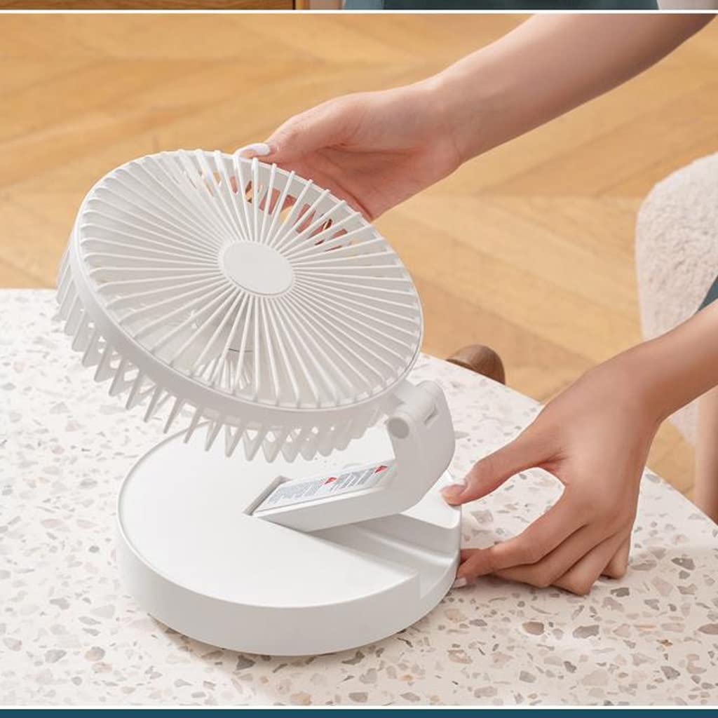 Mini ventilatore USB Piccolo Ventilatore Portatile Pieghevole Muto Tavolo da Ufficio Piccolo Ventilatore Pieghevole Dormitorio Studente Mini Ventilatore Modello di Ricarica Ventola di raffreddame