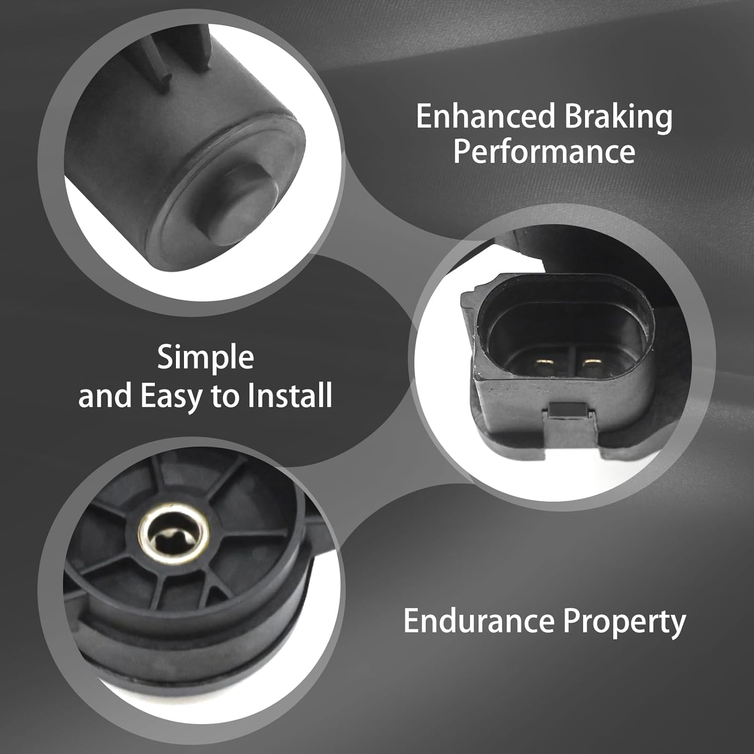 43021-TEA-T02 Left Rear Parking Brake Actuator, Replacement for Honda Civic EX-L 1.5L 2.0L 2016-2021, Replaces 43020-TBA-A02