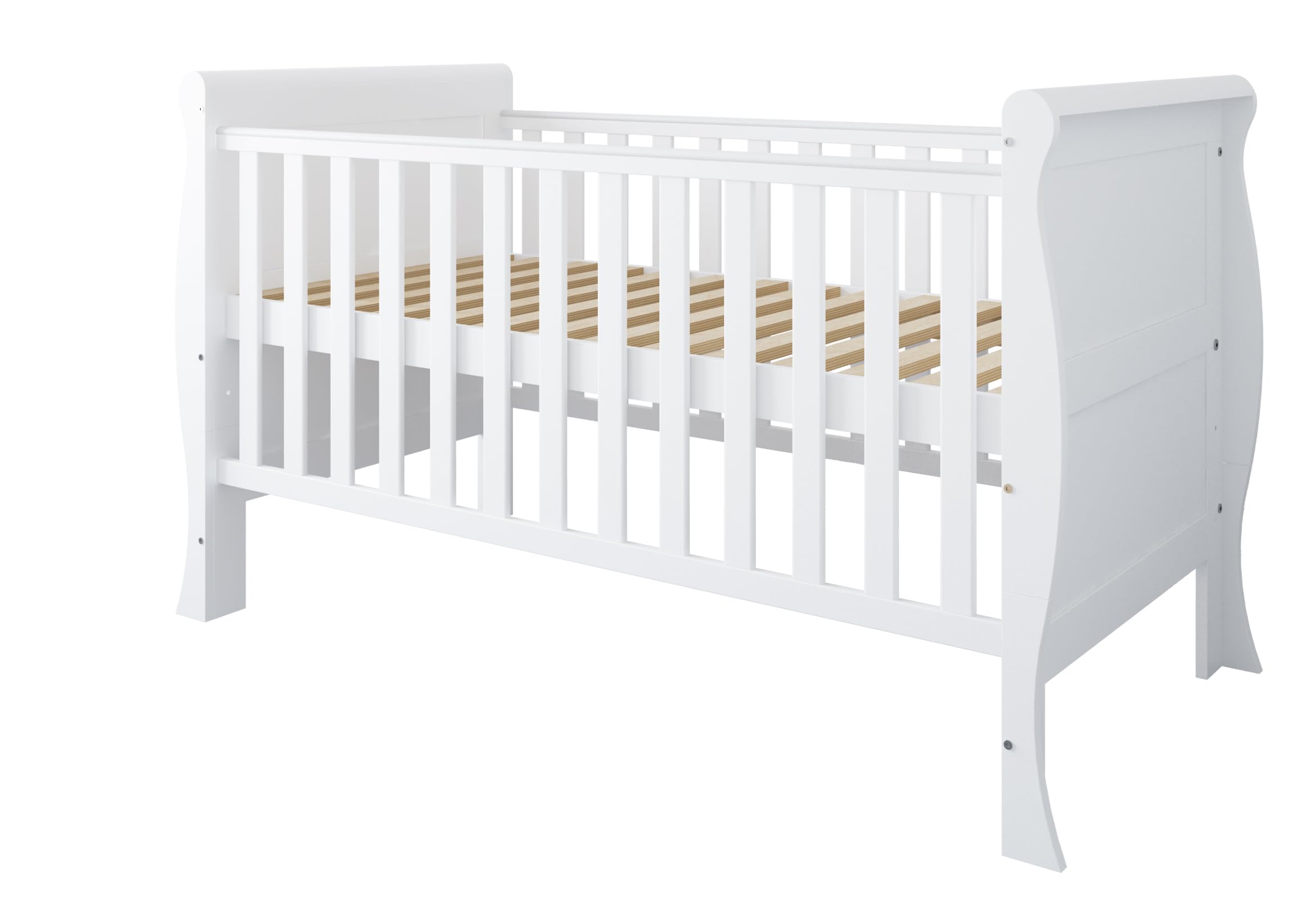 zee Cuna Bebé Blanca 140x70 Scarlet 3 en 1 Convertible Junior