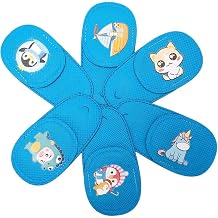 Kids Eye Patch for Eyeglasses Medical Shielding Eye Patch Soft Material Reusable Lazy Amblyopia Stray Vision Character Set of 6