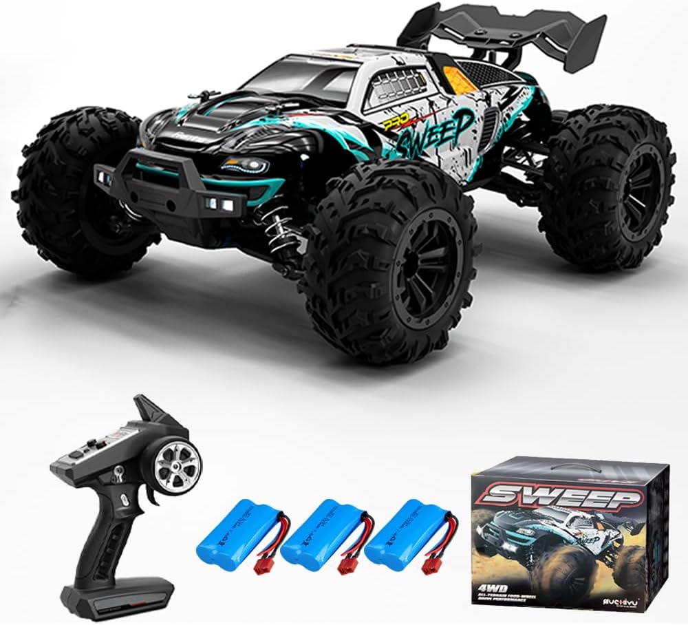 Remote Control Cars 70km/h, Brushless Motor High Speed Offroad Drift Racing RC Car, 4WD Off Road Race Buggy for Adults