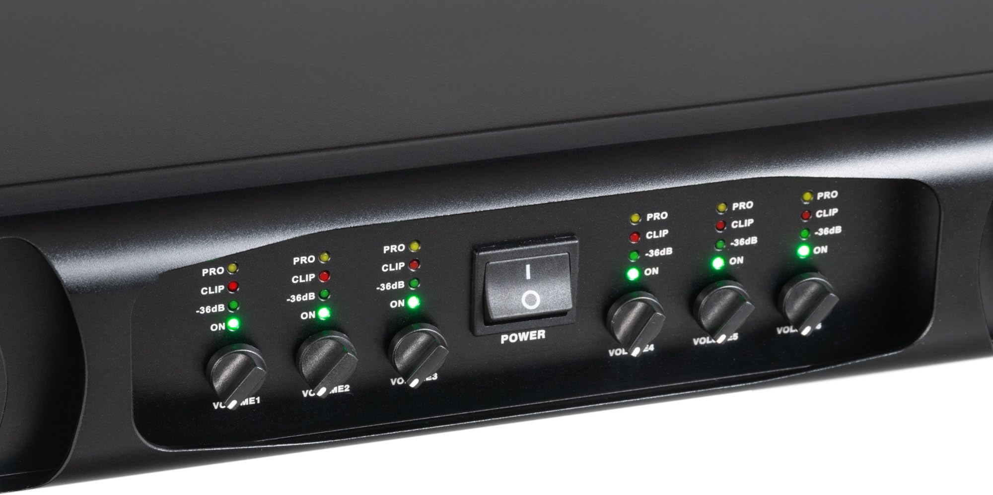 Pronomic MC6-400 Finale - Potenza in uscita (4 Ohm): 6x 600 Watt - Modalità Stereo, Parallel o Bridged - Frequenza crossover regolabile - Tipo di circuito: Class D