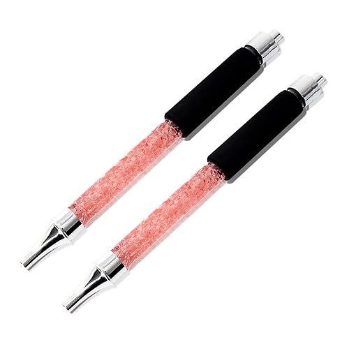 2 PCS Hookah Ice Mouth Tip Hose Rainbow Shisha Hookah