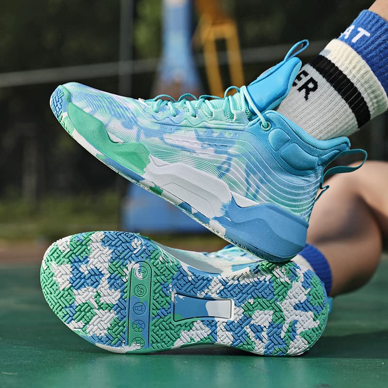 Image of Women Men Basketball Shoes Fashion Running Sneakers Colorful Painting Sport Shoe