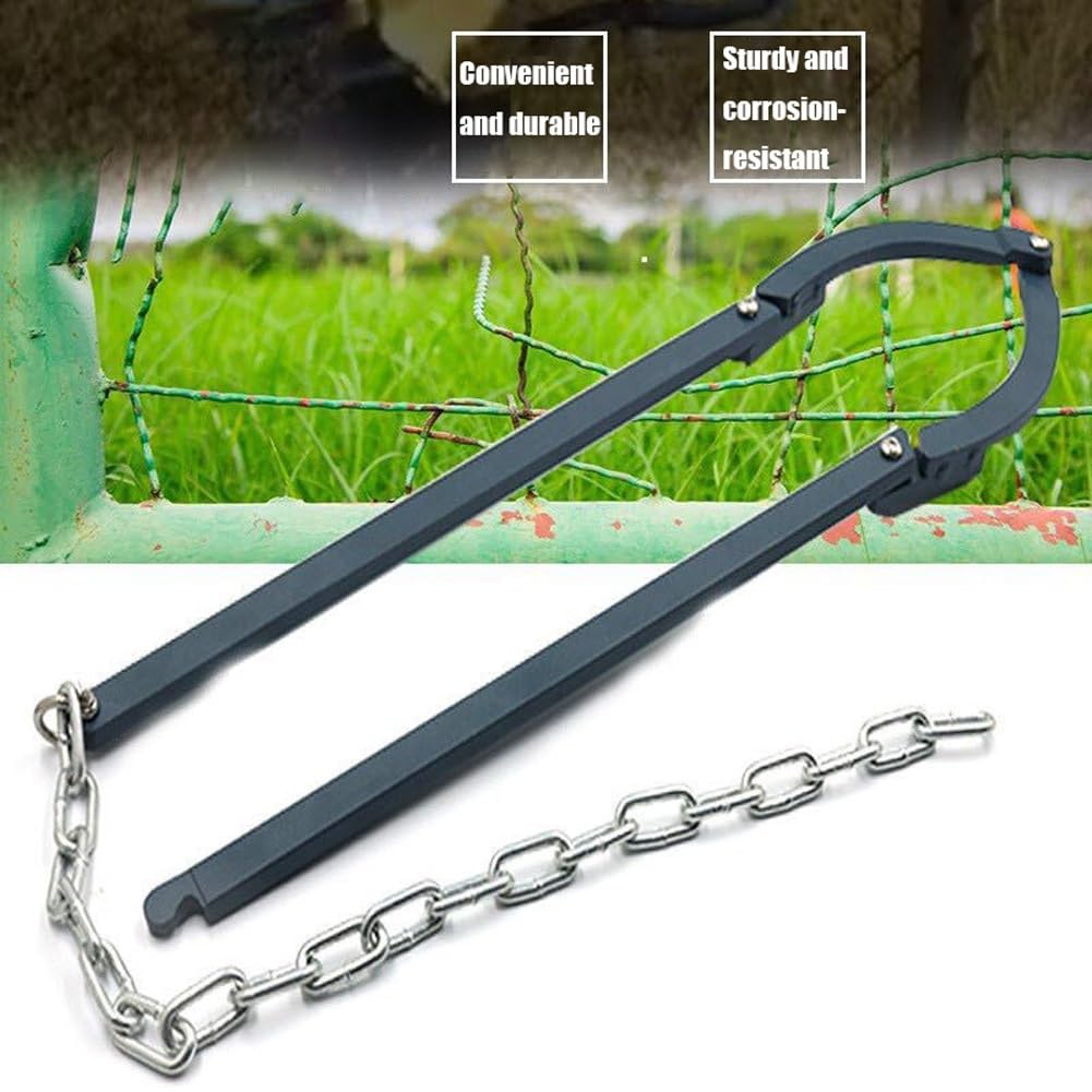 Herramienta de ensanchamiento de valla de eslabones de cadena, tensor de alambre de hierro para granja, valla de caballos, reparación de césped