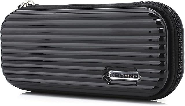 KAYOND Hard Pencil Case PC Hard Shell case for Executive Fountain Pen,Ballpoint Pen,Stylus Touch Pen (Black)