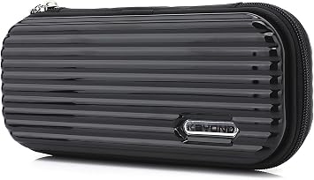 kayond Hard Pencil Case PC Hard Shell case for Executive Fountain Pen,Ballpoint Pen,Stylus Touch Pen Black