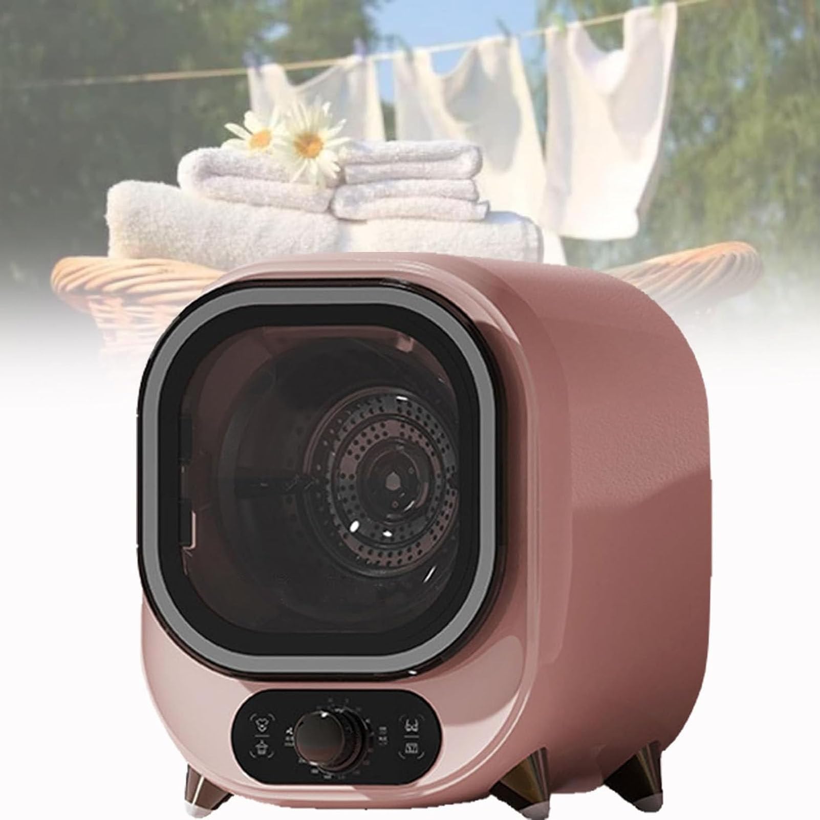Cicha praca suszarki kondensacyjnej z wentylacją CoralPink