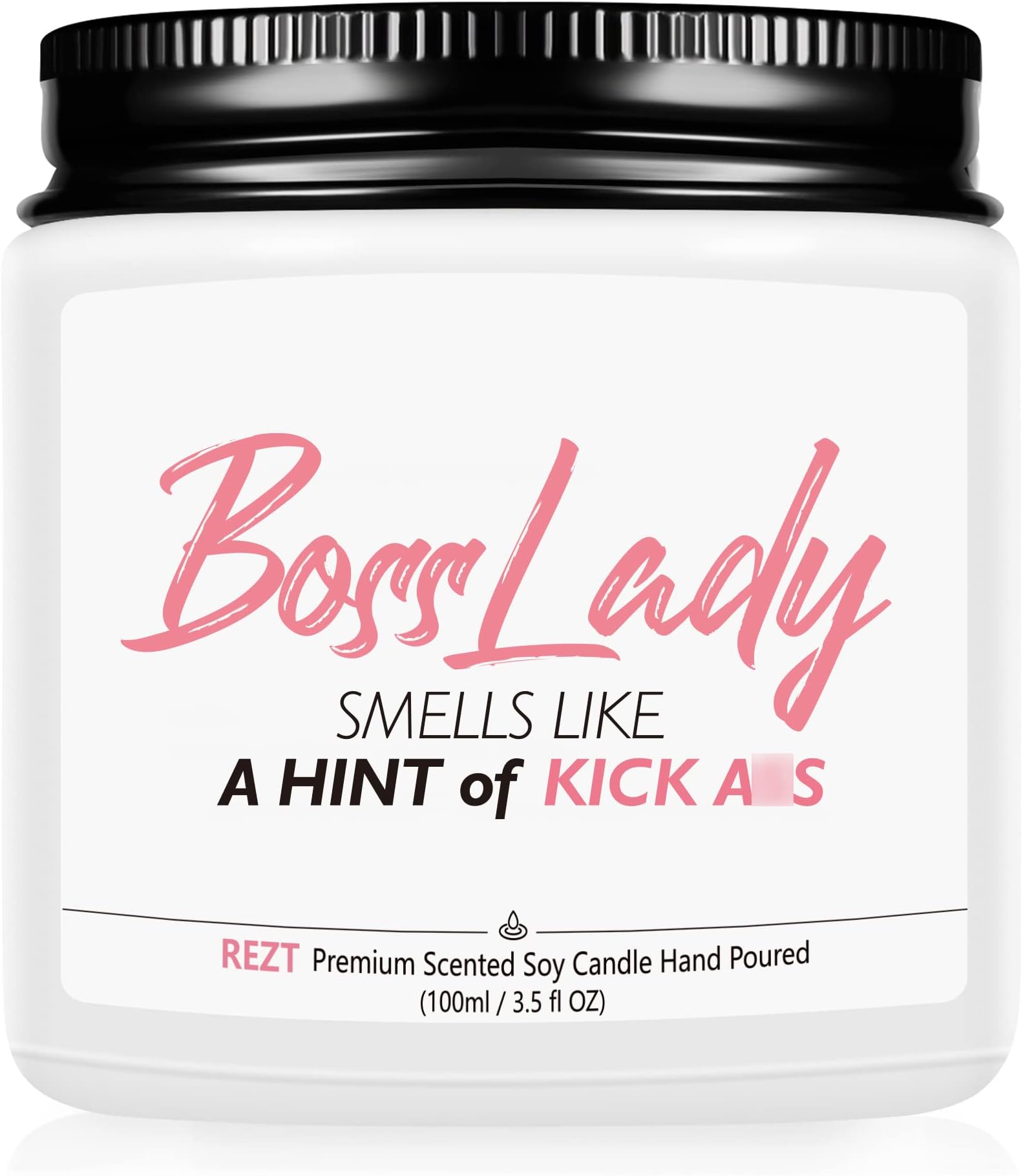 Boss Lady Gifts for Women Funny Candles, Cute Manager Gifts for Women, New Job Gift for Women (Lavender, Tiny 3.5 Oz)