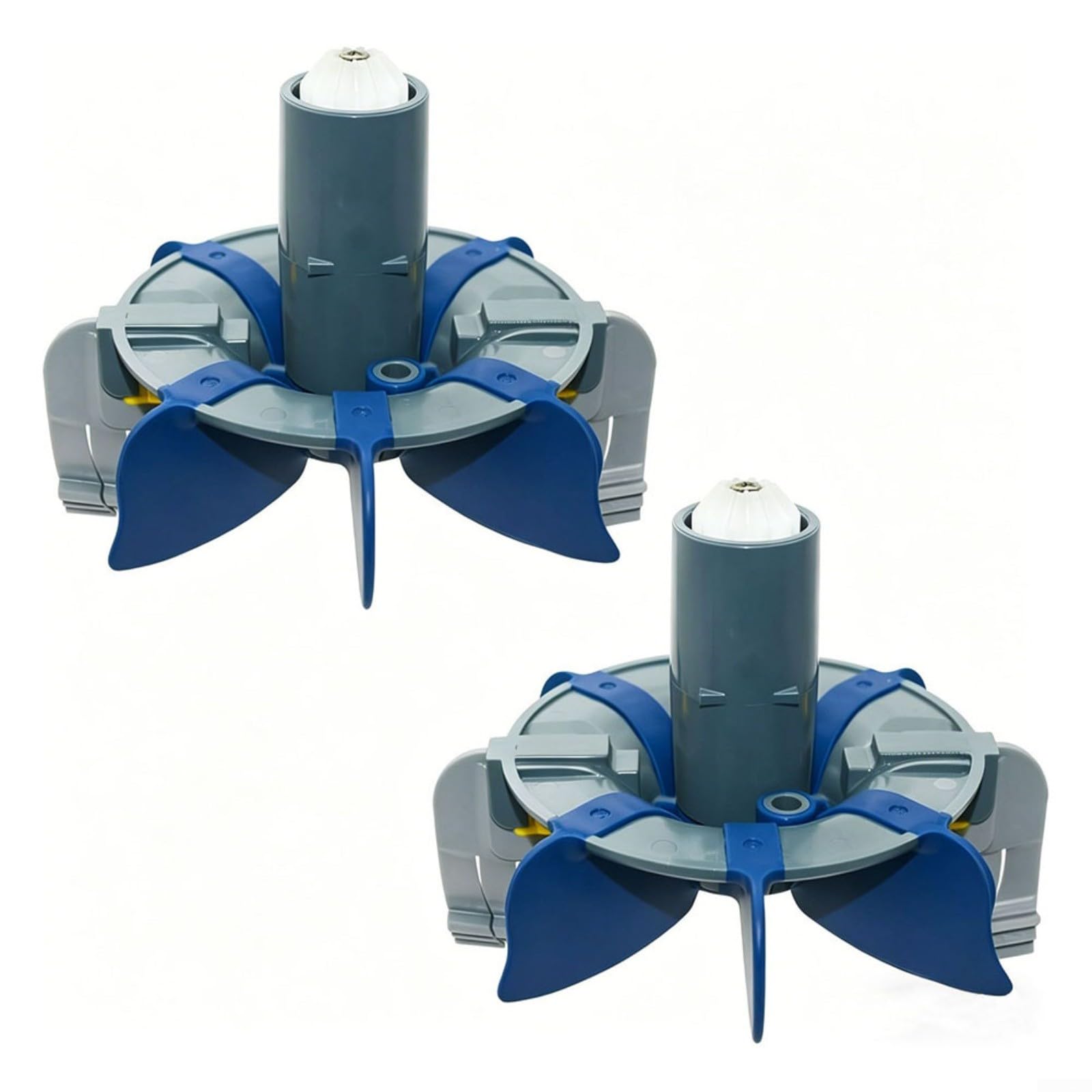 Cyclonic Scrubbing Kit R0714300 MX6 MX8 Limpiadores de piscina, montaje de turbina de alta velocidad con cepillos giratorios, ABS (2 piezas)