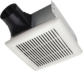Broan-NuTone AE80B ENERGY STAR Bathroom Exhaust Fan, 80 CFM 1.5 Sones, Room-Side Install, Quiet Ventilation for 75 Sq Ft