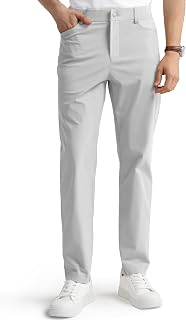 Flex 503 Men's Slim Fit 5-Pockets Golf Pants 30"/32"/34" Stretch Quick Dry for Business Casual