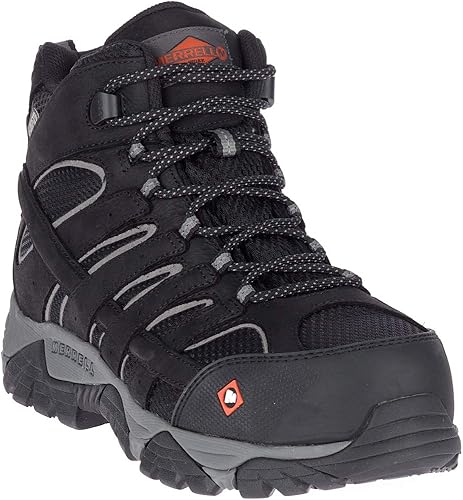 Miniatura 4 de Merrell Puntera compuesta impermeable Moab Vertex Mid para hombre, Negro
